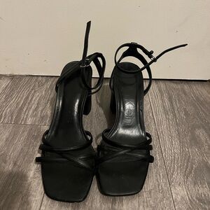 Calvin Klein Black Strappy Sandals